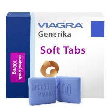Eine Packung mit Viagra (Sildenafil 100mg) Tabletten